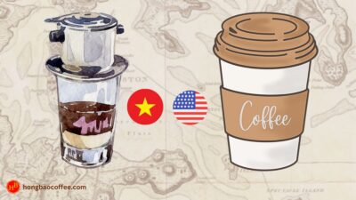 Sự khác biệt giữa cà phê Việt và cà phê Mỹ