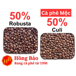 Cà phê 50% Robusta Đắk Lắk, 50% Culi Mộc giá Sỉ - 1kg
