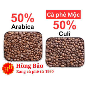 Cà phê 50% Arabica Cầu Đất, 50% Culi Robusta Đắk Lắk Mộc giá Sỉ - 1kg